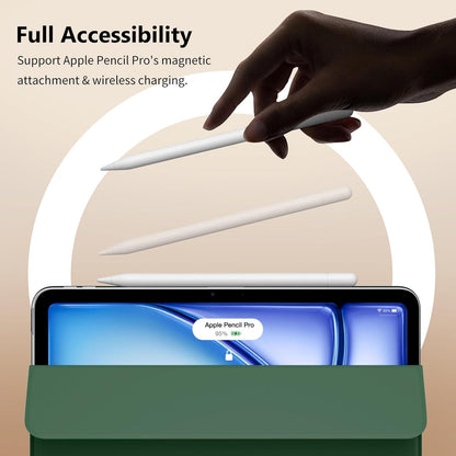 Hülle für iPad Air 11 Zoll 2024/2022/2020 Magnetisch Trifold Ständer