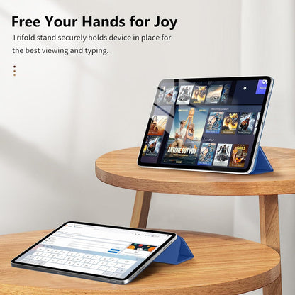 TiMOVO iPad Air 11 Zoll Hülle 2024 Trifold Ständer Marineblau