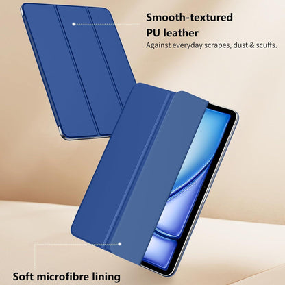 TiMOVO iPad Air 11 Zoll Hülle 2024 Trifold Ständer Marineblau