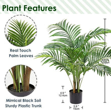 Künstliche Palme Kunstpflanze 110cm groß, Aesthetic Deko