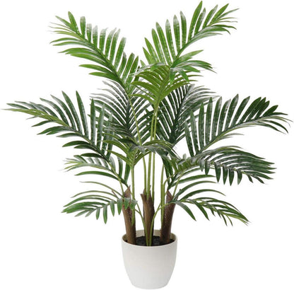 Künstliche Palme Deko Pflanze Kunstpflanze Naturgetreue Optik 70cm