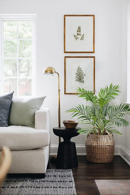 Künstliche Palme Deko Pflanze Kunstpflanze Naturgetreue Optik 70cm