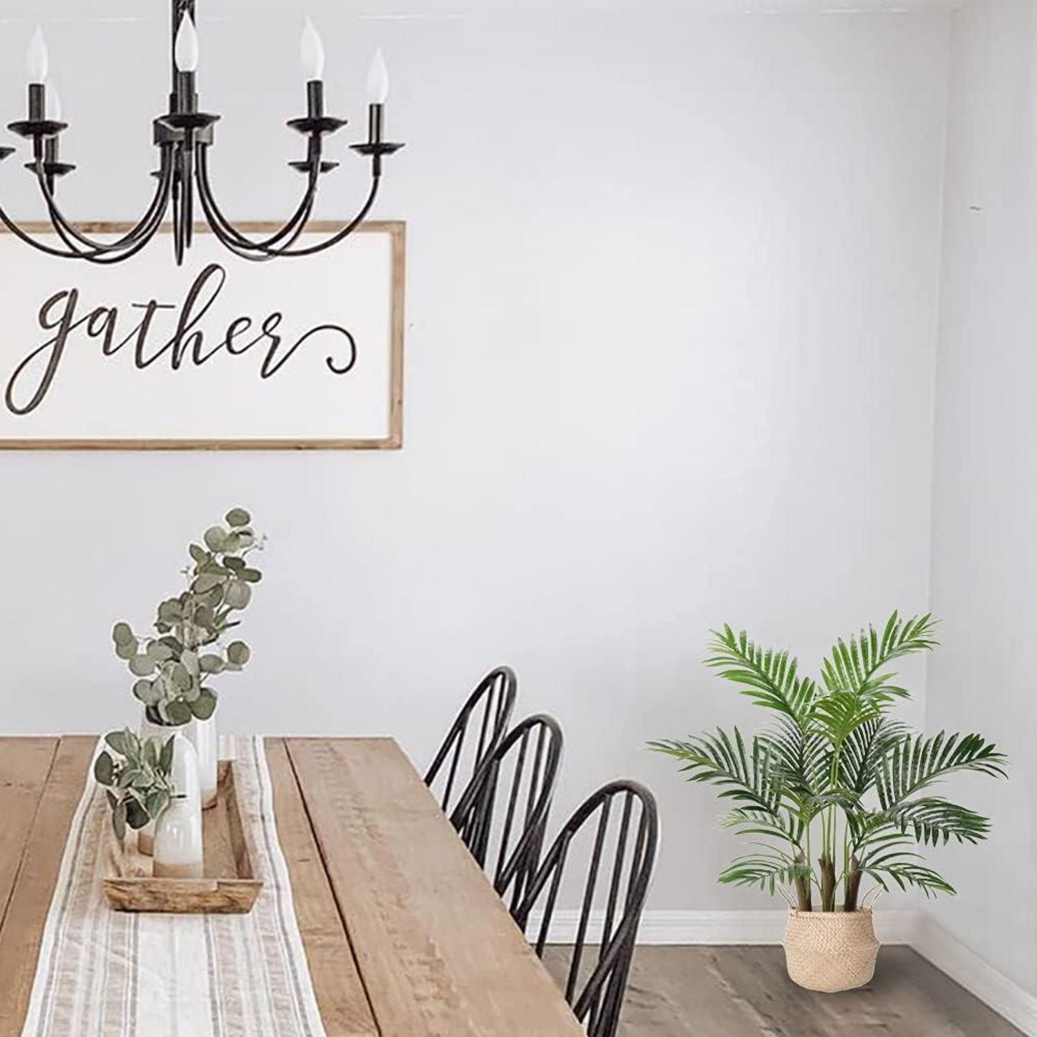 Künstliche Kunstpalme 70 cm grün, Zimmerpflanze Tropische Deko