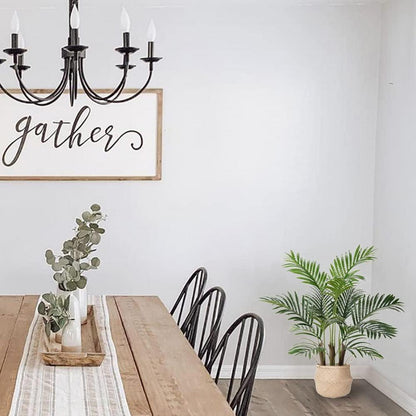 Künstliche Kunstpalme 70 cm grün, Zimmerpflanze Tropische Deko