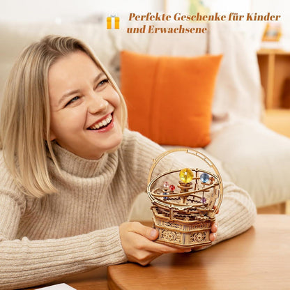 ROKR Holz 3D Puzzle Musikbox Montagesatz - DIY