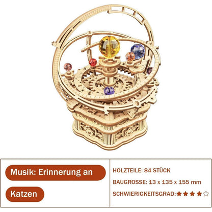 ROKR Holz 3D Puzzle Musikbox Montagesatz - DIY
