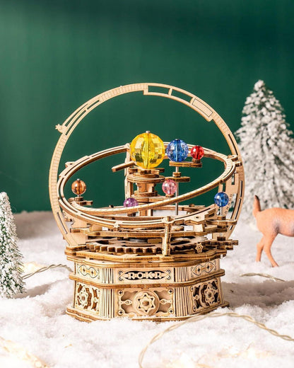 ROKR Holz 3D Puzzle Musikbox Montagesatz - DIY