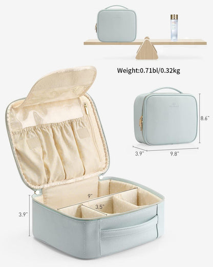 Große Wasserdichte Reise Kosmetiktasche für Damen - Blau