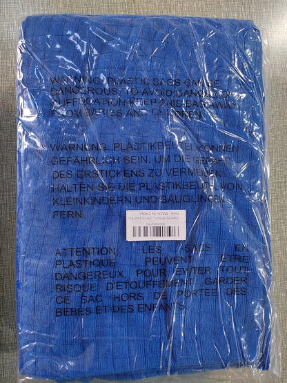 8er-Set Microfaser Küchentücher 45x65cm Palast Blau - Saugfähige, weiche Geschirrtücher
