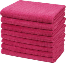 8er-Set Microfaser Küchentücher pink 45x65cm, saugfähig fusselfrei
