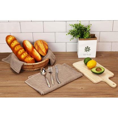 8er-Set Mikrofaser Küchentücher 45x65cm Khaki