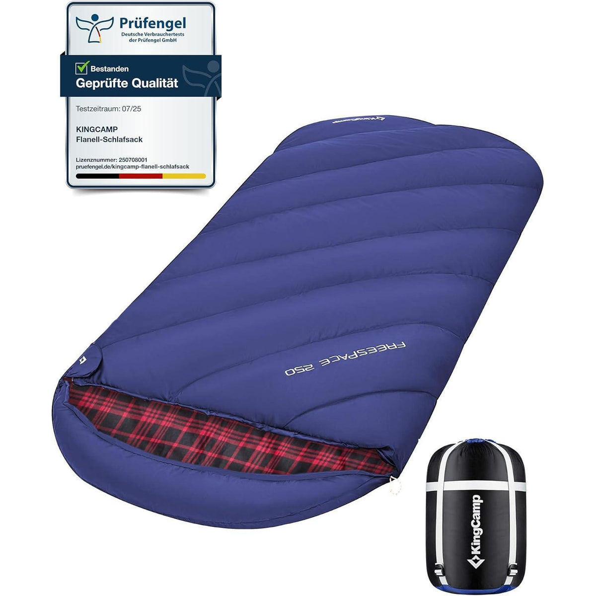 XXL Baumwoll-Deckenschlafsack für Erwachsene – Warm & Komfortabel