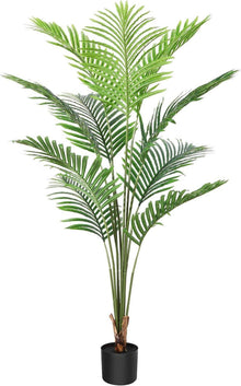 Kunstpflanze Palmen 150 cm Künstliche Pflanze Areca Palme inkl. Topf