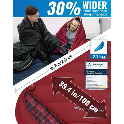 XXL Baumwoll-Deckenschlafsack für Erwachsene – Warm & Komfortabel