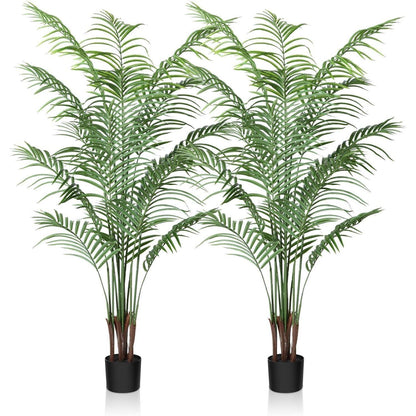 Künstliche Palmen 150 cm Kunstpflanze Plastik Areca Palme