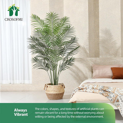 Künstliche Palmen 150 cm Kunstpflanze Plastik Areca Palme