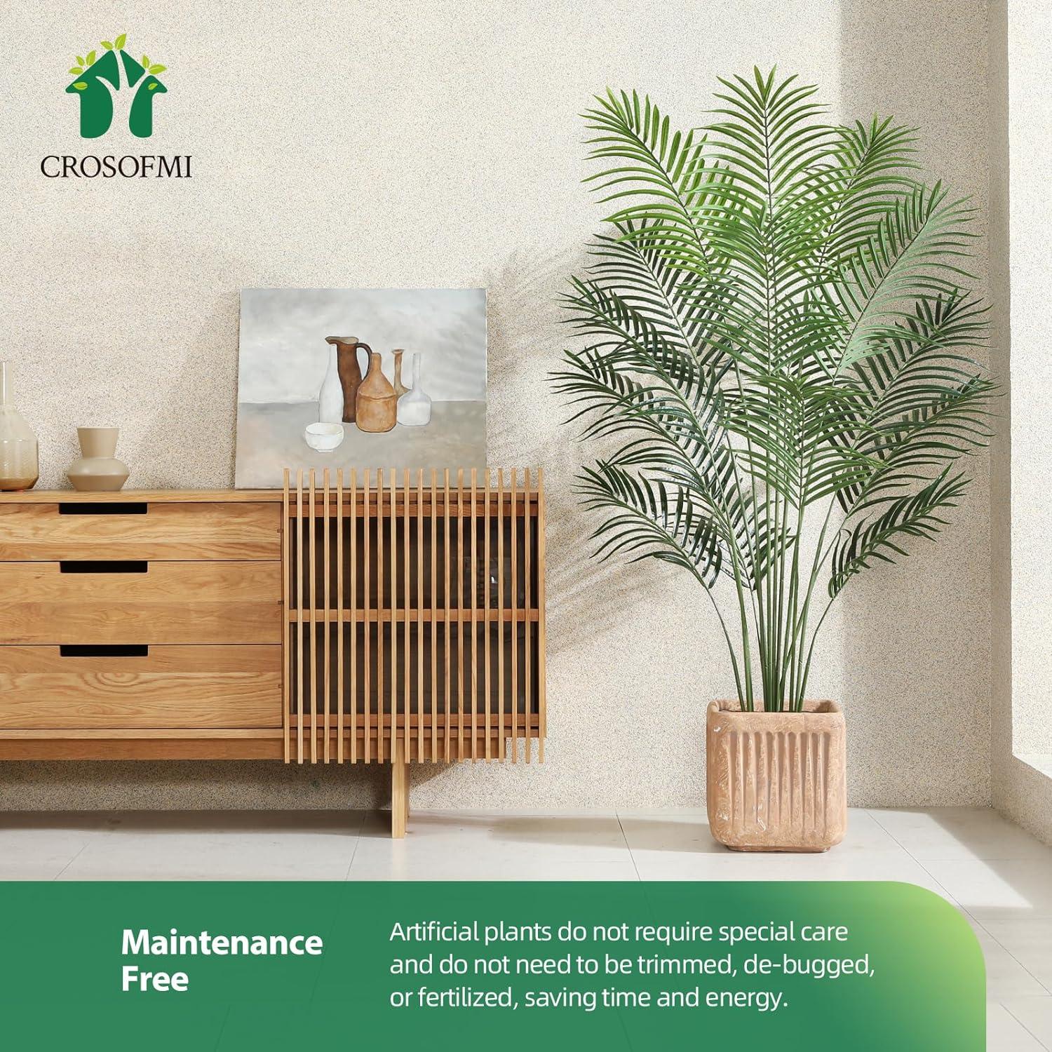 Künstliche Palmen 150 cm Kunstpflanze Plastik Areca Palme