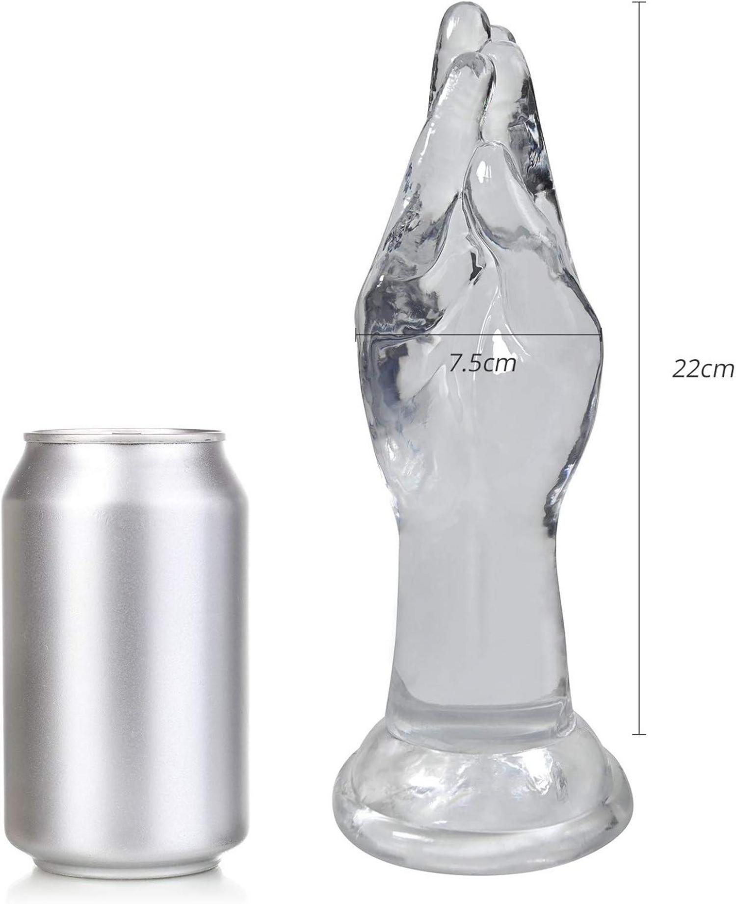 Transparenter Handdildo 22cm Realistischer Faustdildo