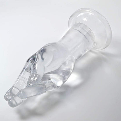 Transparenter Realistischer Handdildo mit 22cm und Starkem Saugnapf
