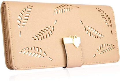 Hochwertige Damen Geldbörse Bifold Lang Reißverschluss Geschenk
