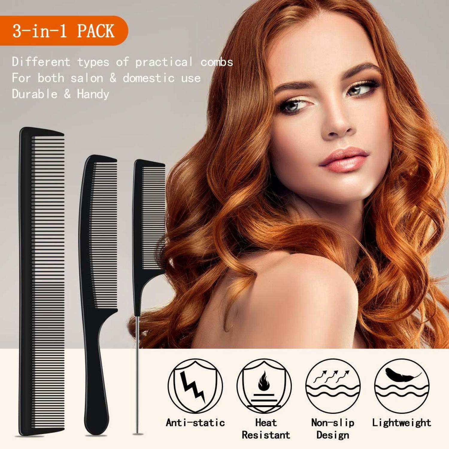 Professionelles Haarstyling Kamm Set - Hitzebeständige Antistatische
