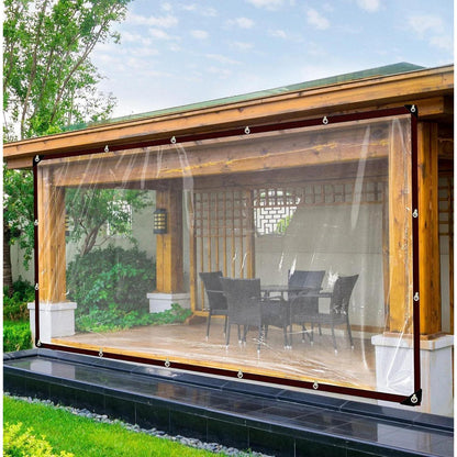 Transparente Plane wasserdicht mit Ösen – 98x131ft