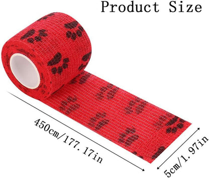 Selbstklebende Bandage für Haustiere, Elastische Kohäsive