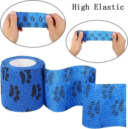 Veraing Haustier Kohäsive Bandage Elastisch Selbstklebend (6
