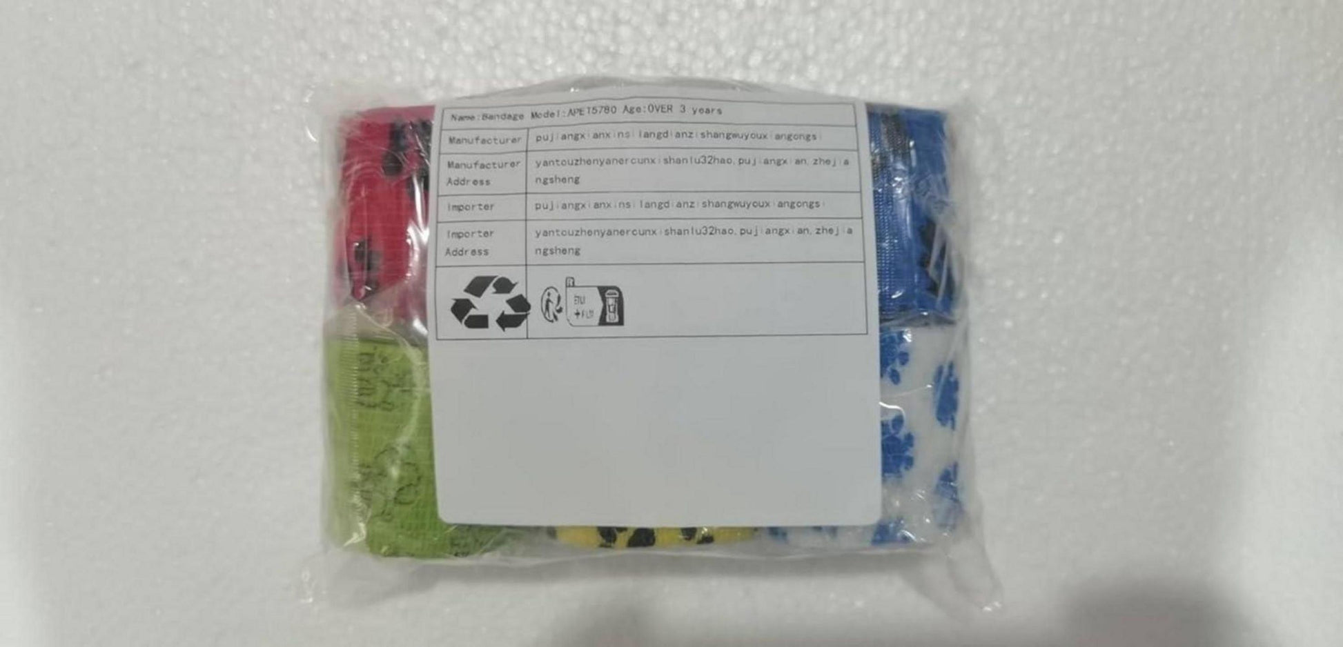 Veraing Haustier Kohäsive Bandage Elastisch Selbstklebend (6