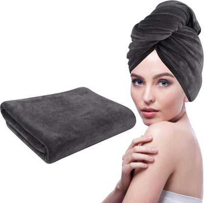 Schnelltrocknendes Mikrofaser Haartuch super saugfähig 61cm x 112cm
