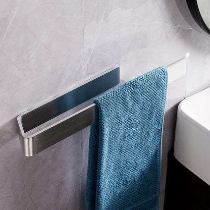 Selbstklebender Handtuchhalter ohne Bohren, gebürstet, 40cm Silber