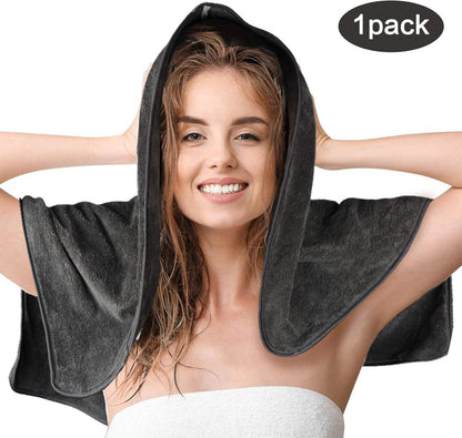 Großes Handtuchturban für langes Haar 61cm x 112cm