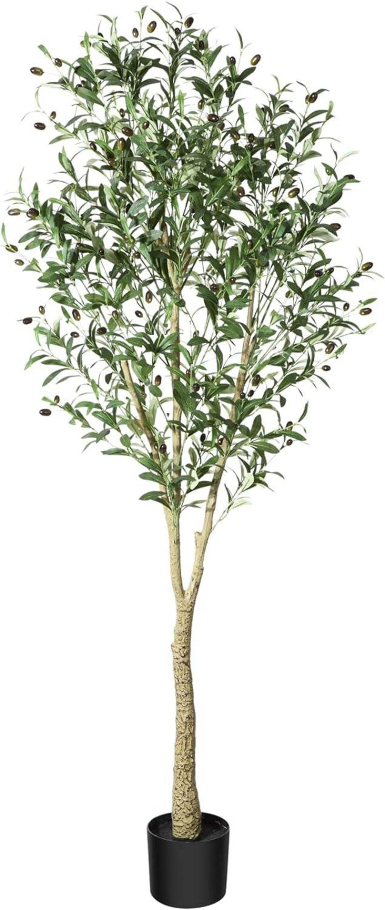 Künstlicher Olivenbaum 180cm Topfpflanze Indoor Outdoor Deko