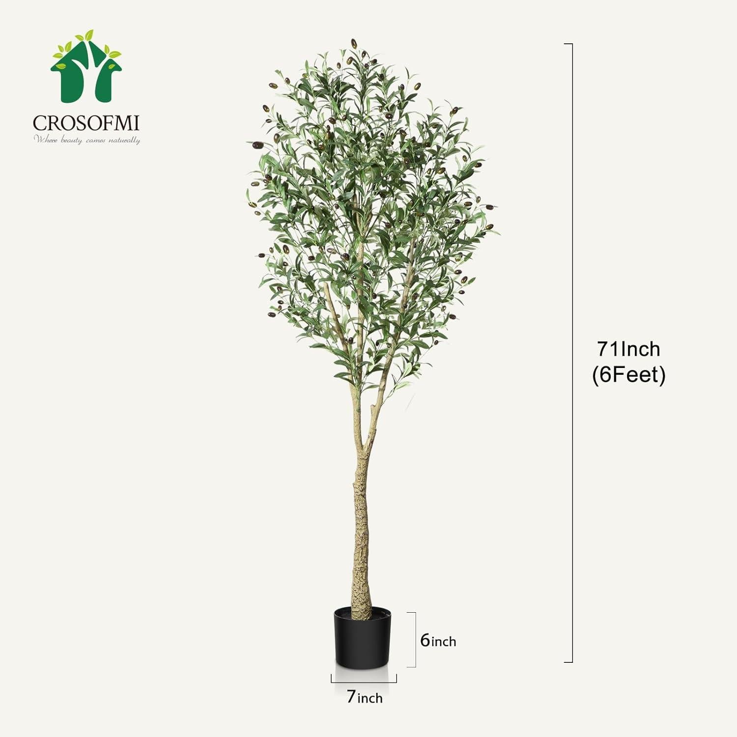 Künstlicher Olivenbaum 180cm Tropische Dekoration Indoor Outdoor