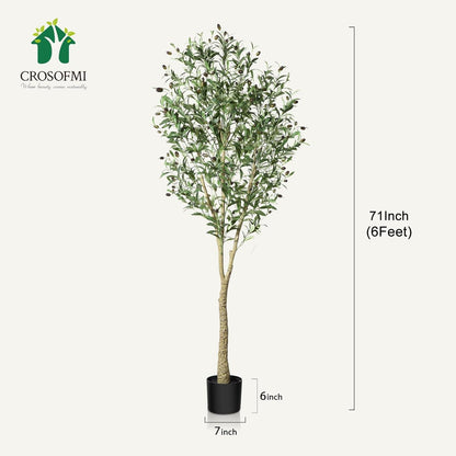 Künstlicher Olivenbaum 180cm Tropische Dekoration Indoor Outdoor