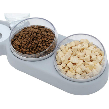 Katzennapf-Set 15° Neigbar Futternapf Nass Trockenfutter