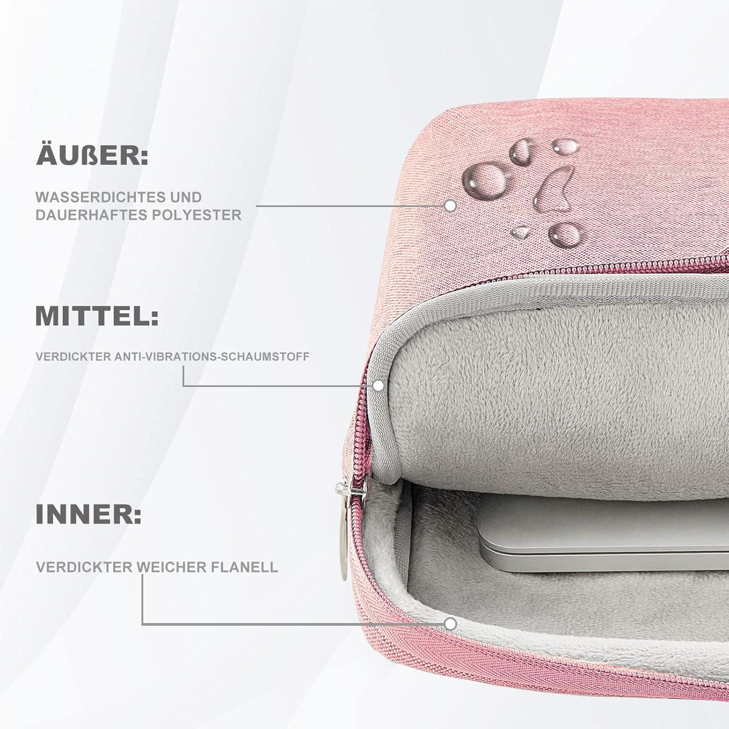 Voova Laptoptasche 17,3 Zoll Wasserdicht Stoßfest Umhängetasche5070