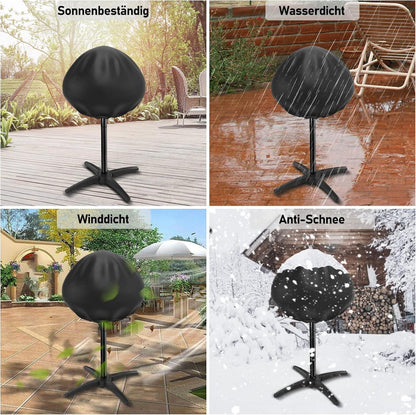 Wasserdichte Grillabdeckung für Standgrill Ø50cm, leicht zu reinigen