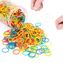 HOYOLS 1.9cm Bunte Gummibänder Haarbänder wiederverwendbar