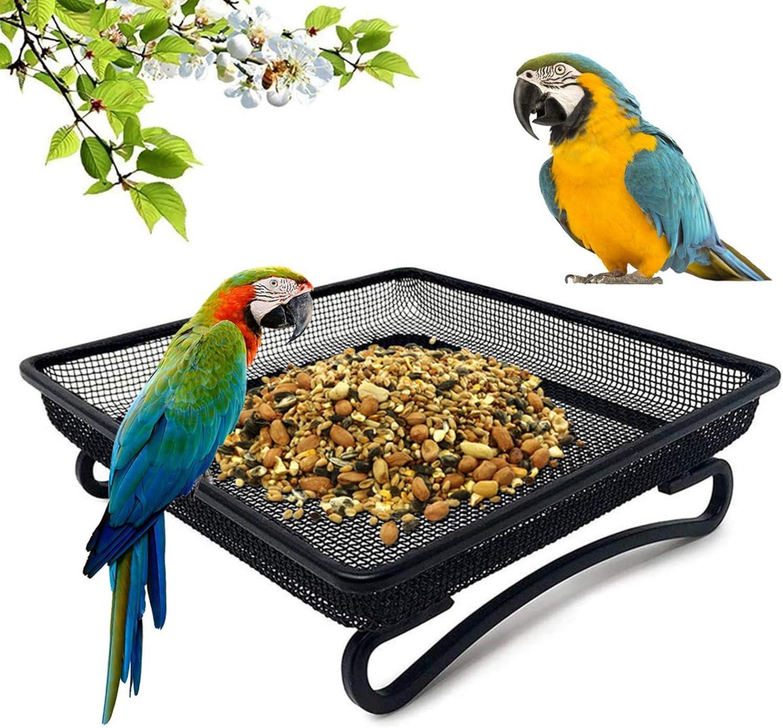 Metallgeflecht Bodenfutterstation für Wildvögel