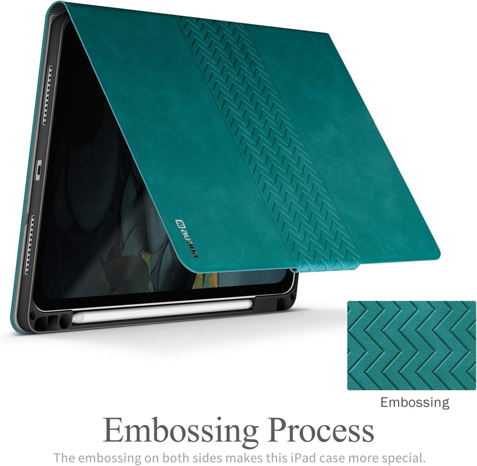AUAUA iPad Air 11 Hülle 2024, Air 5./4. Gen. 10.9 Stifthalter Auto