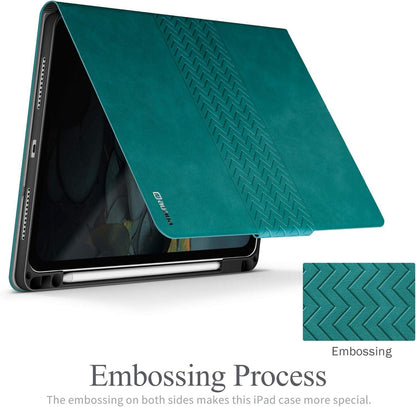 AUAUA iPad Air 11 Hülle 2024, Air 5./4. Gen. 10.9 Stifthalter Auto