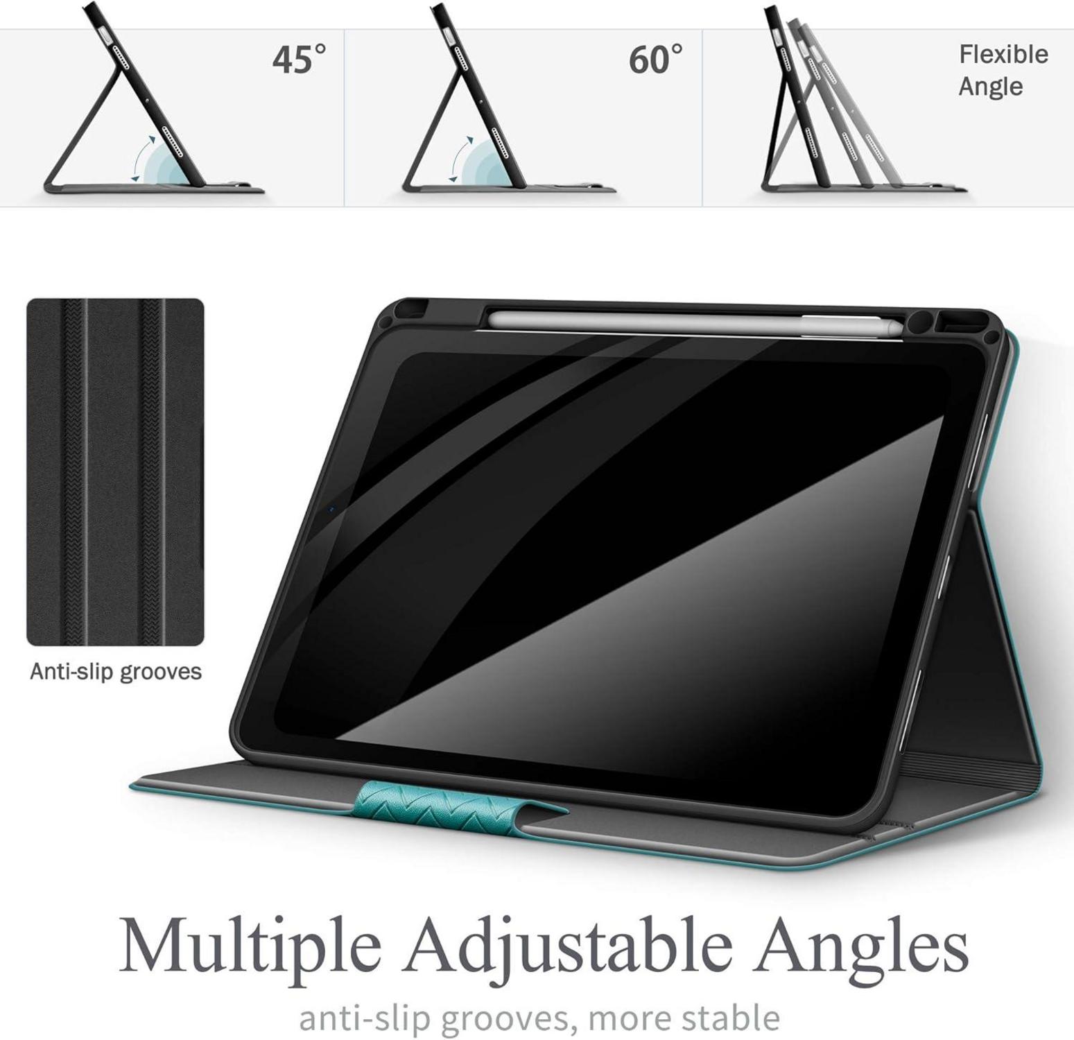 AUAUA iPad Air 11 Hülle 2024, Air 5./4. Gen. 10.9 Stifthalter Auto