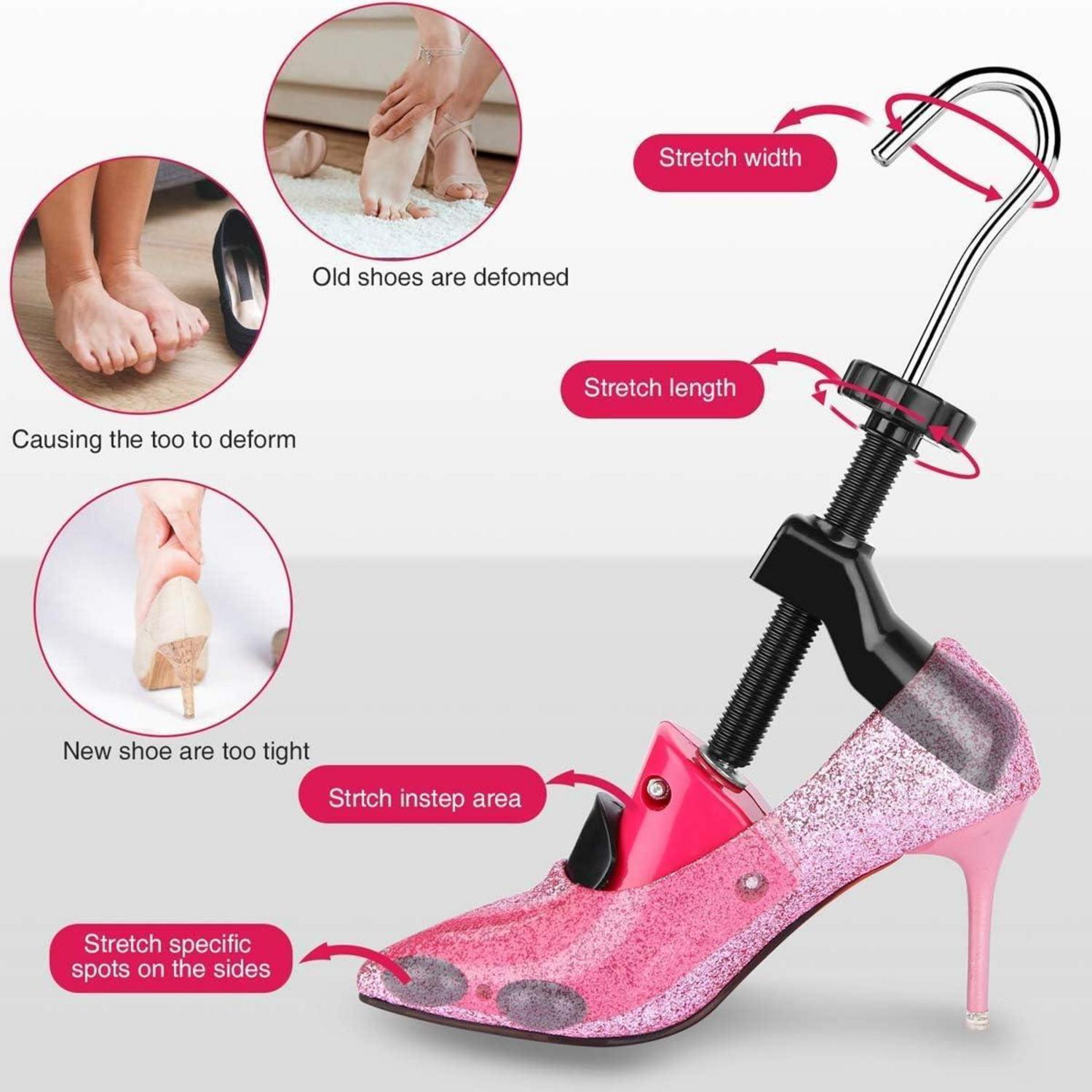 Schuhspanner 4-Wege High Heel Damen 34-40 Rosa