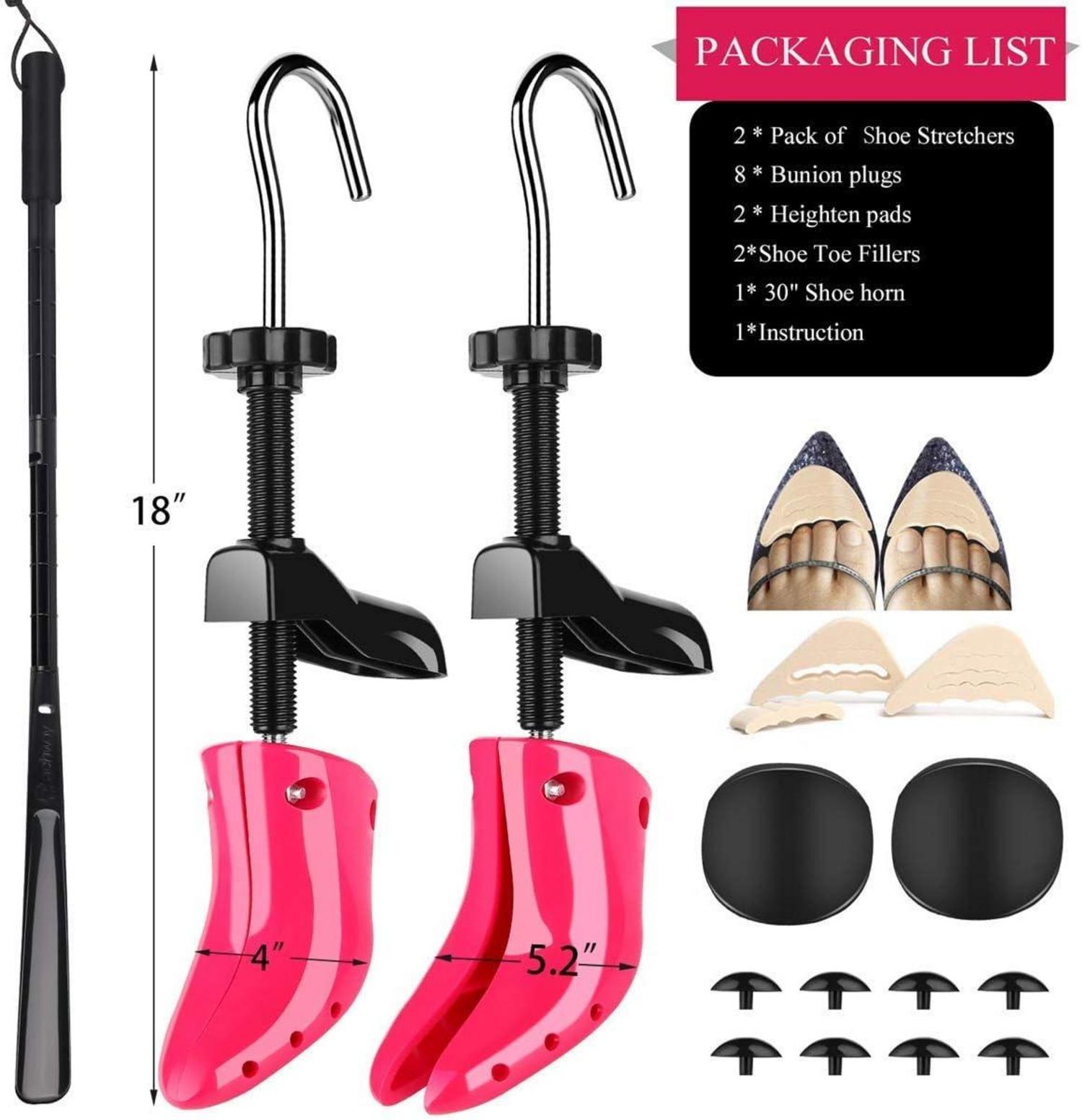 Schuhspanner Damen 4-Wege High Heel Schuhdehner Schuhlöffel 35-42