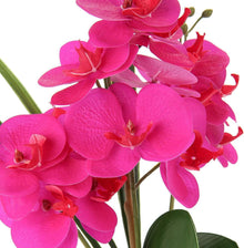 Kunstblume Orchidee Phalaenopsis Lila Deko 49 cm im