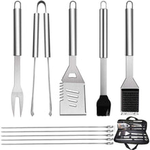 Grillbesteck Set 10 Stück Grillzubehör Männer Geschenk