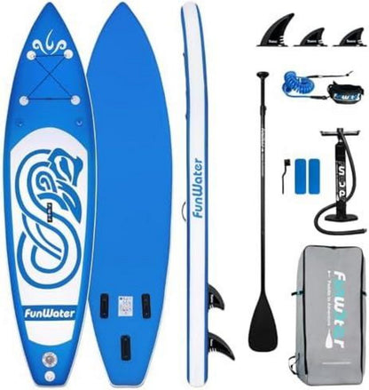 Aufblasbares Stand Up Paddle Board SUP mit Zubehör