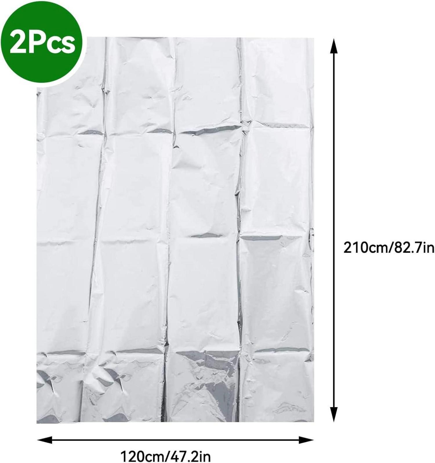 2er Set Pflanze Reflektierende Film PETP-Folie 210x120cm