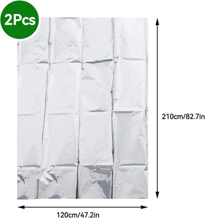 2er Set Pflanze Reflektierende Film PETP-Folie 210x120cm